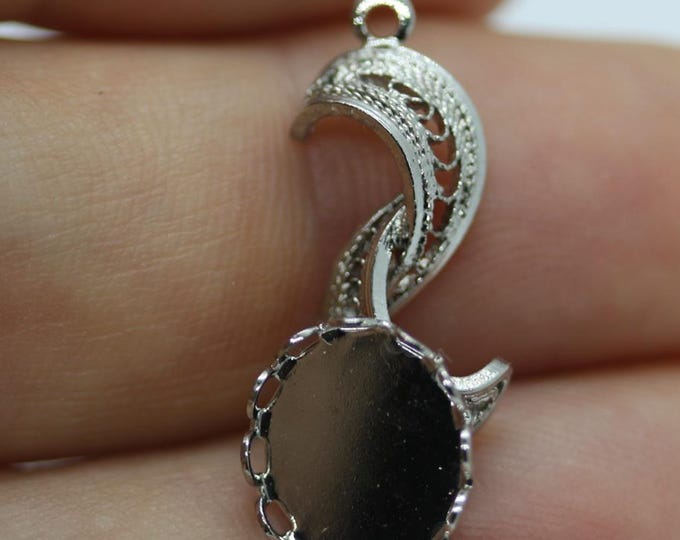 Pendant for 10x12 mm Stone - Package of 6