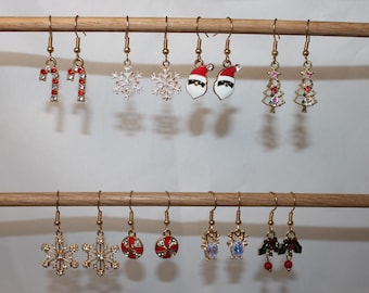 Christmas Earrings - 8 Different styles