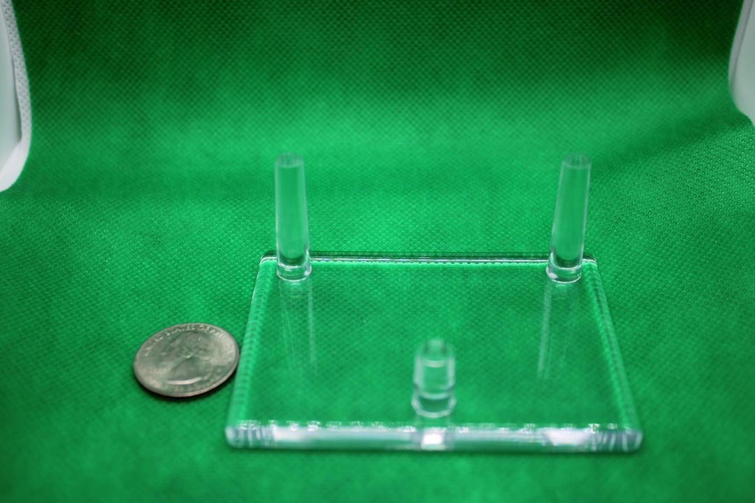 Size 3 - Lucite Three Peg Geode Stands - Etsy