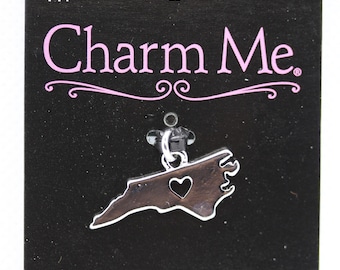 North Carolina State Charm - Package of 2