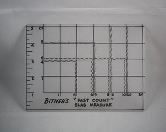 Bitner's "Fast Count" Slab Measure template