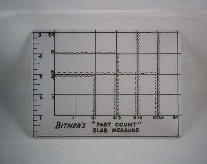 Bitner's "Fast Count" Slab Measure template