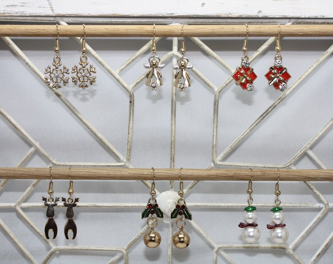 Christmas Earrings - 6 Different styles
