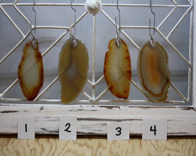 Pendant - Natural Agate Slice