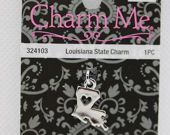 Louisiana State Charm - Package of 3