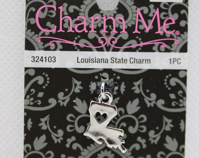 Louisiana State Charm - Package of 3