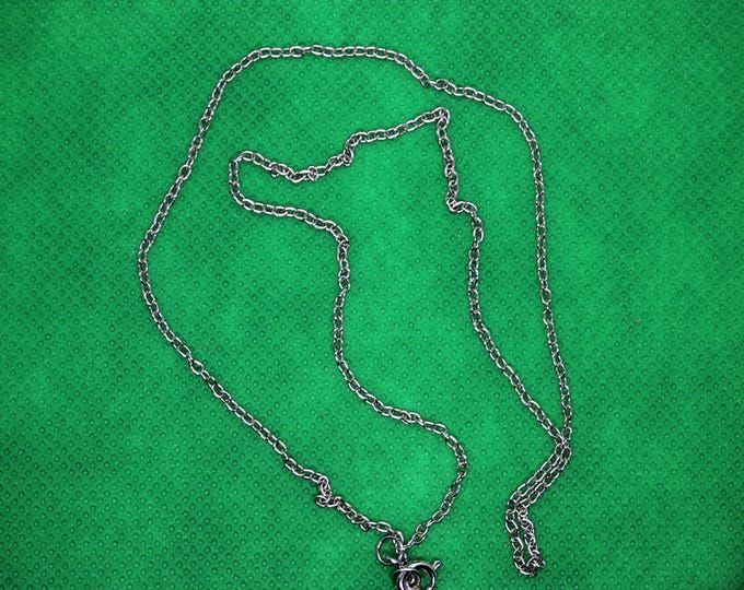 Necklace Chains - 1.5mm Cable Chain 18 inches Long - PK of 6 - Silver Plated