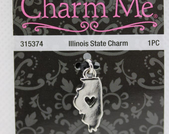 Illinois State Charm - Package of 3