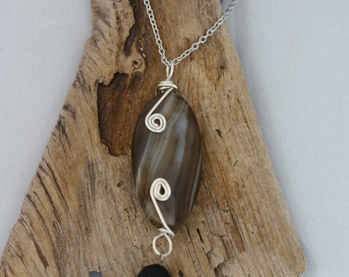 Agate Necklace - Item 1708