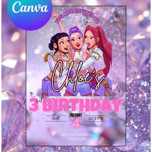 KPOP Demon Hunters Invitation EDITABLE K Pop Birthday Invitation KPOP Demon Hunters kids Birthday invitation K-Pop Demon Hunters Party