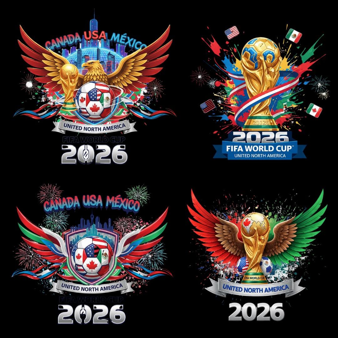 Paquete de imágenes PNG de la Copa Mundial 2026 (descarga digital ...