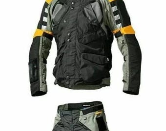 Tuta da moto impermeabile BMW Motorrad Rallye fatta a mano / Tuta da turismo in tessuto a rete / Tuta da motociclista traspirante / Il miglior regalo per lui