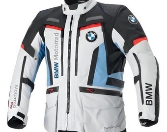 Giacca da moto BMW Motorrad GS Rallye Pro da uomo, giacca da motociclista per avventura e turismo, equipaggiamento di sicurezza stradale, giacca da moto BMW, regalo per motociclisti