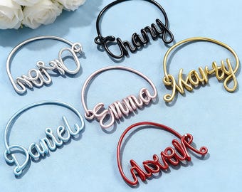 Adornos para copas de vino con nombre personalizado, decoración para bodas, etiquetas con nombre personalizadas, marcadores para copas de vino, regalos para despedidas de soltera, regalos de vino