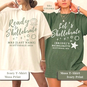 Comfort Colors® Bachelorette Party Shirt Bride Club Bach Club Custom Bridal Name VNeck | BC03