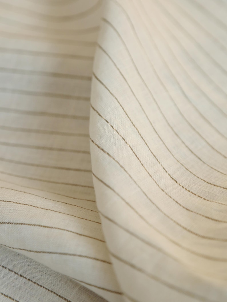 striped curtains