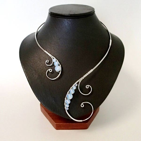 Wire Collar Necklace Etsy