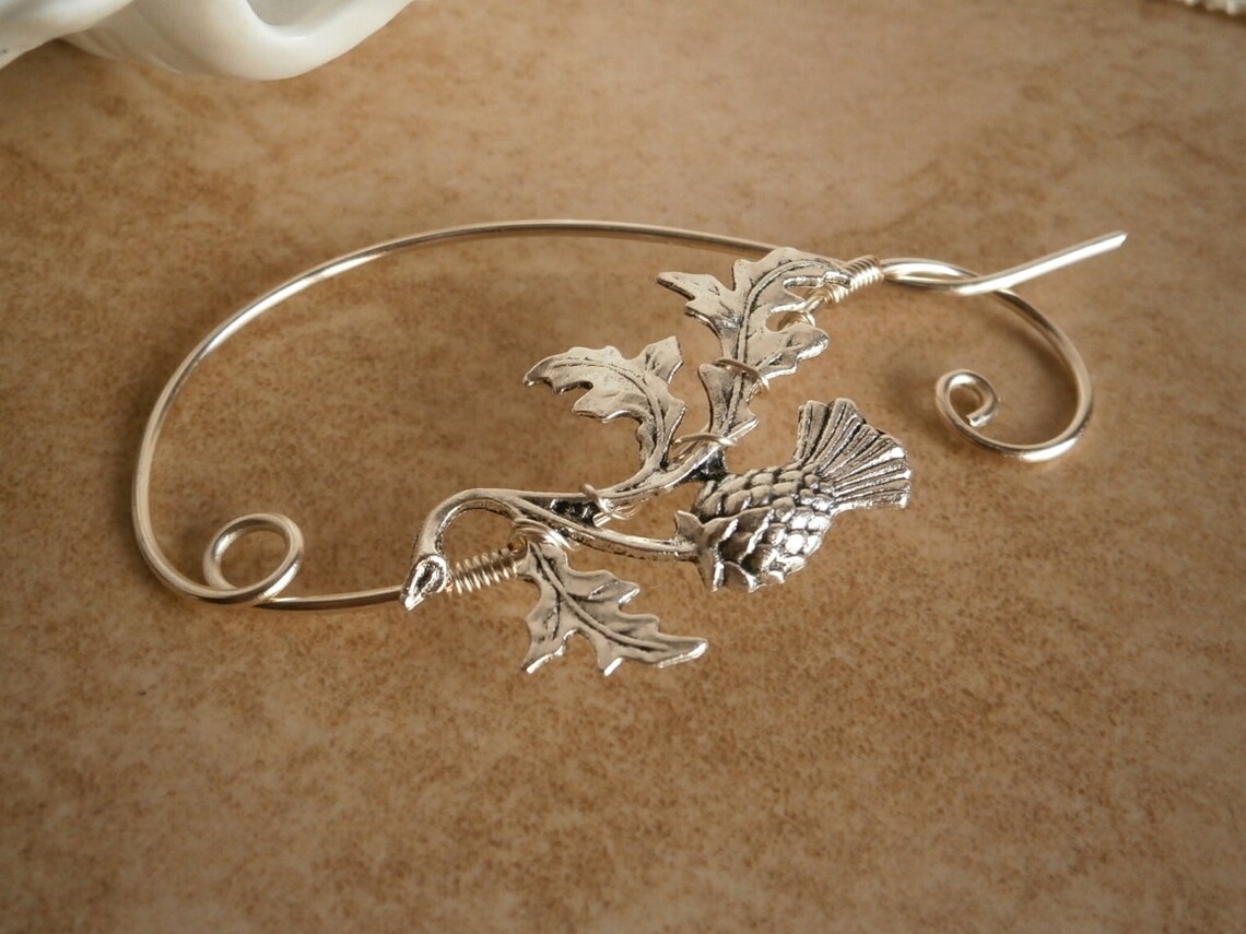 Scottish Thistle Brooch Pin Shawl Pin Scarf Pin Sweater Etsy