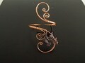 Scottish Thistle Copper Arm Cuff: Wire Wrapped Bracelet product logo