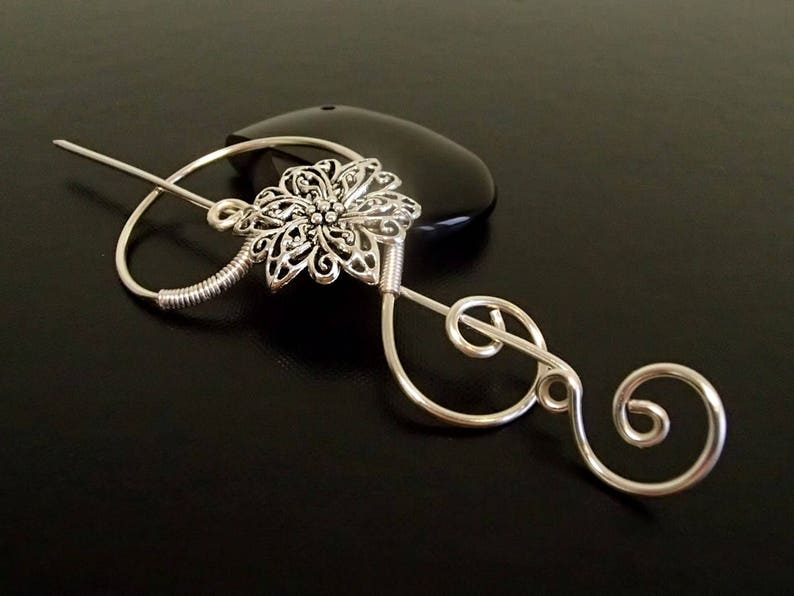 Flower Brooch Pin Shawl Pin Scarf Pin Sweater Brooch Etsy