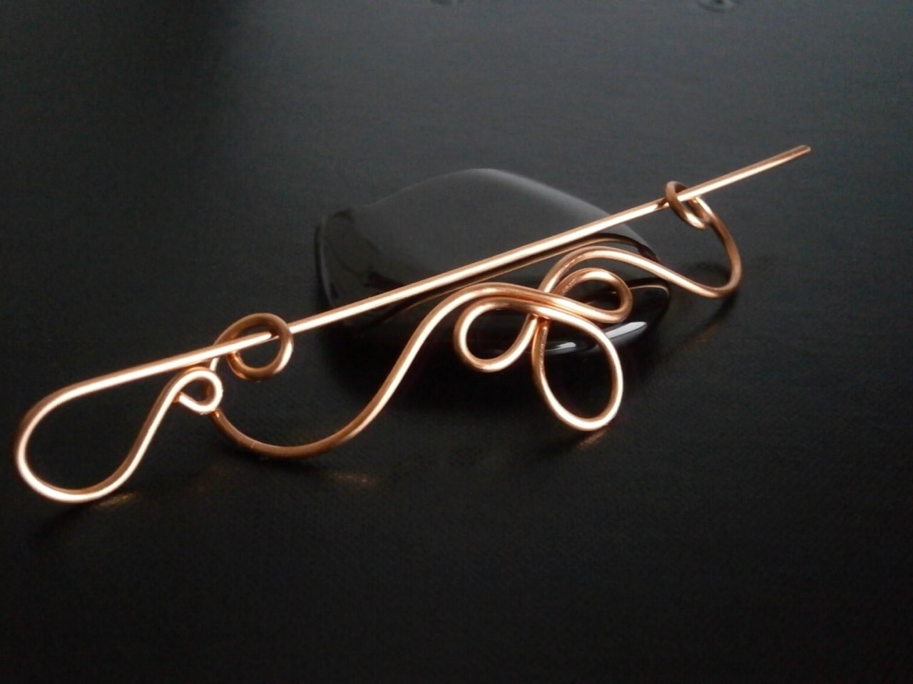 ansulen Celtic Shawl Pin Copper Scarf Pin Sweater Brooch Scarf Brooch Metal Scarf Pin Metal Shawl Pin Fashion Accessories Handmade Jewelry