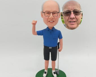 Dad Golfer Collectible – Personalized Holiday Keepsake