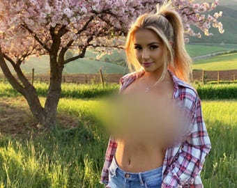 60 Topless AI Women in Spring - Country Life - Bundle Image Download - Digital Art Pictures