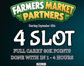 Monopoly GO Farmers Market Partners 4 Slot - FAST Finish