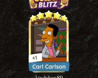 Carl Carlson - Golden Blitz Sticker 5 Stars - Set 18