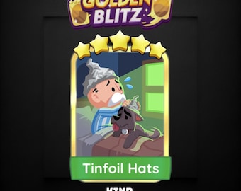 Tinfoil Hats - Monopoly GO Golden Blitz Sticker 5 Star