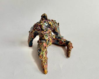 Abstract Ceramic Sculpture, Handmade Contemporary Art
