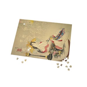 Rompecabezas japonés Ukiyoe Yoshitoshi Hell Courtesan Jigoku Dayu Ghost Story Art Japón Folklore Jigsaw 96 a 1000 piezas imagen 2
