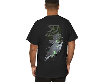 Sarutobi Sasuke Ninja T Shirt Japanese Ink Samurai Art Tee, Shinobi Warrior Streetwear, Sengoku Japan Graphic Shirt, Unique Ninja Gift