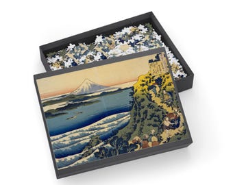 Rompecabezas japonés Ukiyoe Hokusai Hyakunin Isshu Yamanobe no Akahito 96 Rompecabezas de 1000 piezas