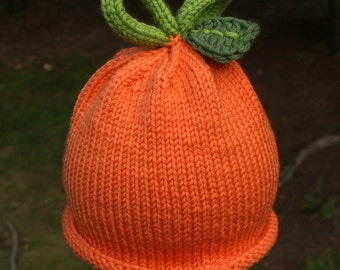 Pumpkin Baby Hat|Pumpkin Photo|Pumpkin Baby Beanie