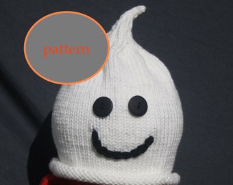Knit Ghost Hat - Pattern
