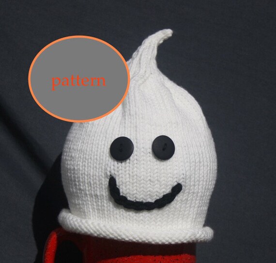 Knit Ghost Hat - Pattern