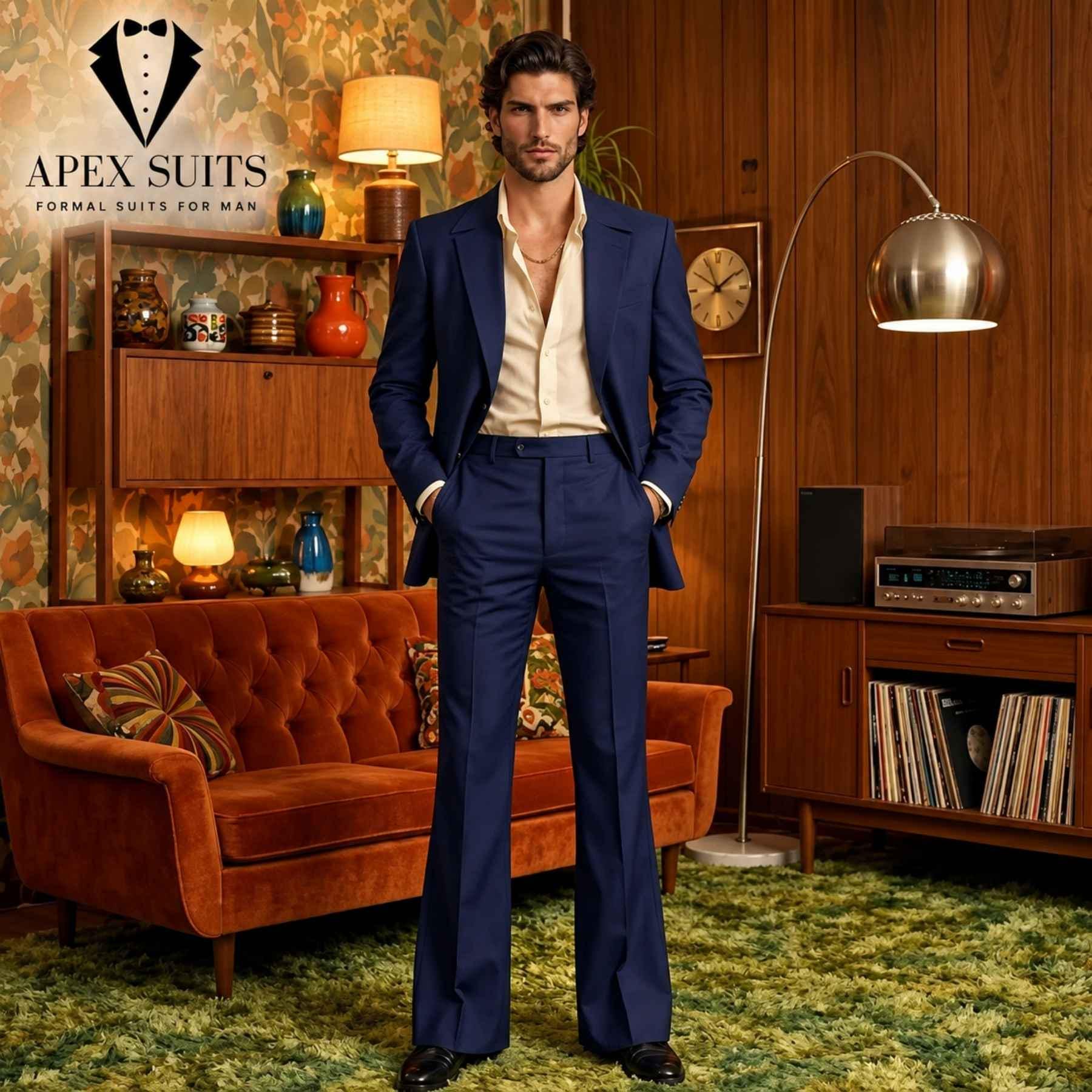 【70s】ビンテージ ファッション・スーツ 総柄 レトロ セットアップ 超希少！ Mens 70s suits - Etsy 日本