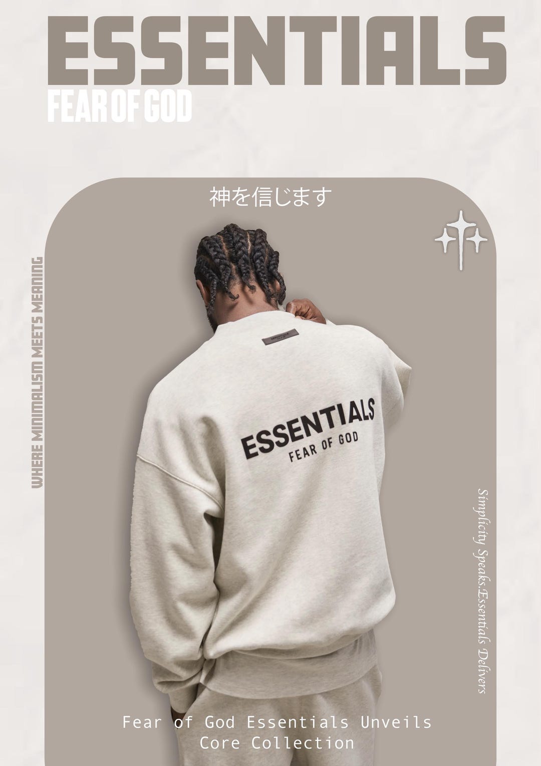 Essentials Hoodie Poster - Etsy
