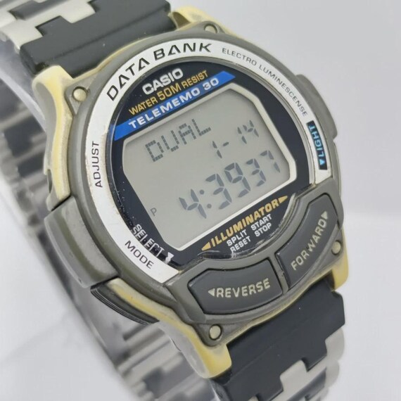 Casio Telememo 30 Data Bank 1600 DB-34H Quartz Vi… - image 5