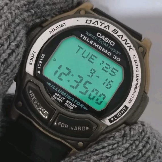 Casio Data Bank DB-34H Module 1600 Telememo 30 Qu… - image 8