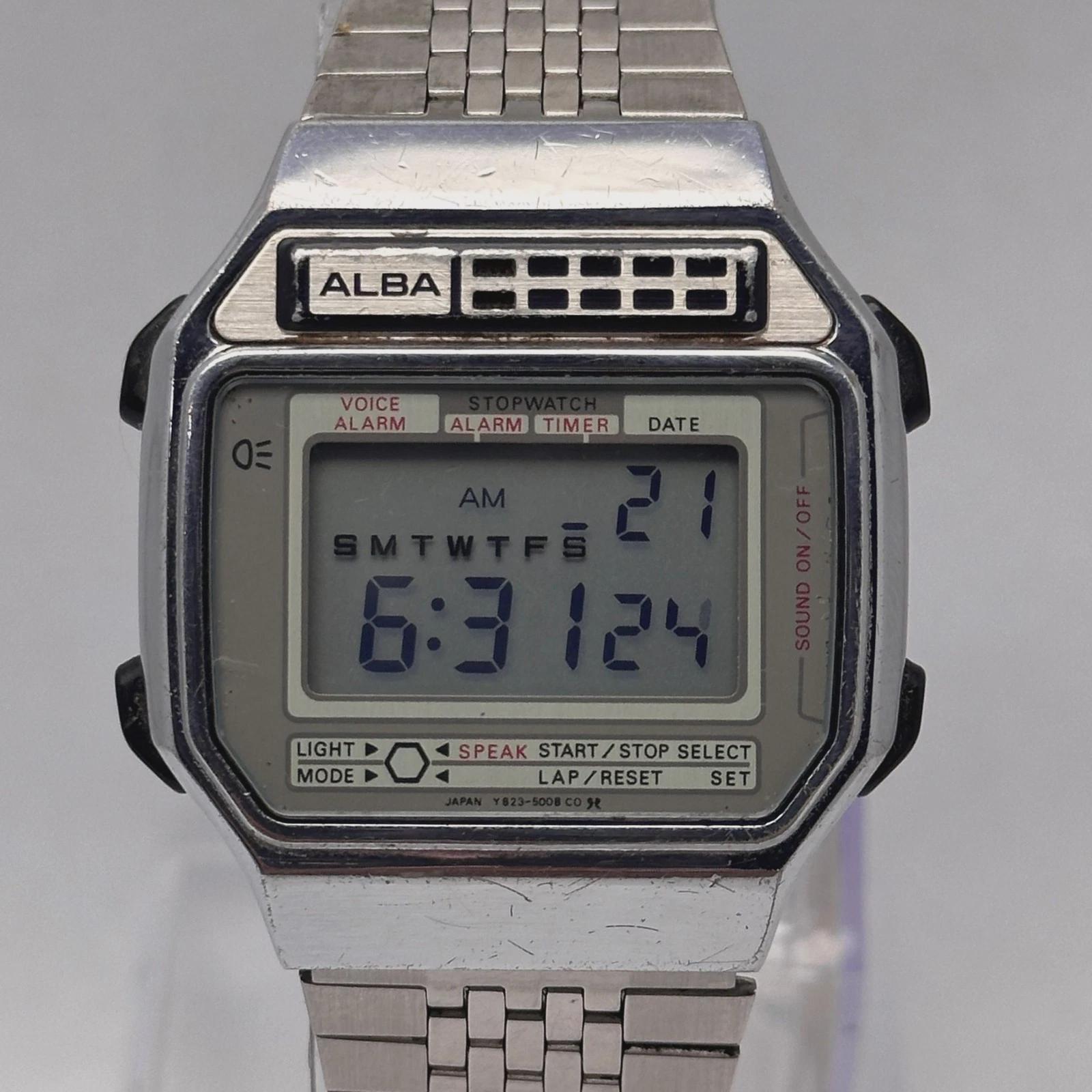 ALBA A020 ボイス＆ゲーム デジタル腕時計 希少 アンティーク ALBA A020 ボイス＆ゲーム デジタル腕時計 希少 アンティーク 2026年