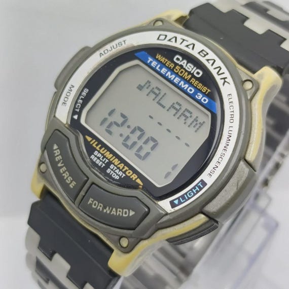Casio Telememo 30 Data Bank 1600 DB-34H Quartz Vi… - image 6