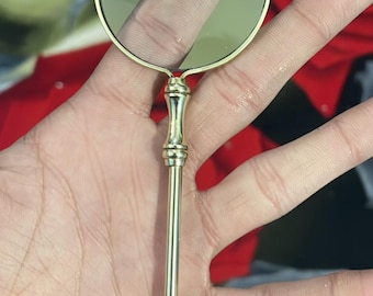 Brass Pocket Magnifier, Vintage Style