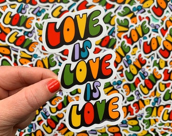 Love is Love is Love sticker