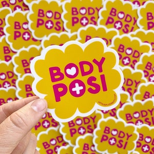 Body Positive Aufkleber