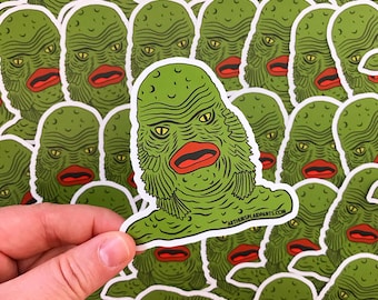 Creature from the black lagoon sticker