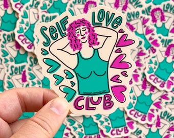 Self Love Club sticker