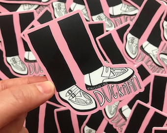 Duckman - Duckie - Pretty in Pink sticker