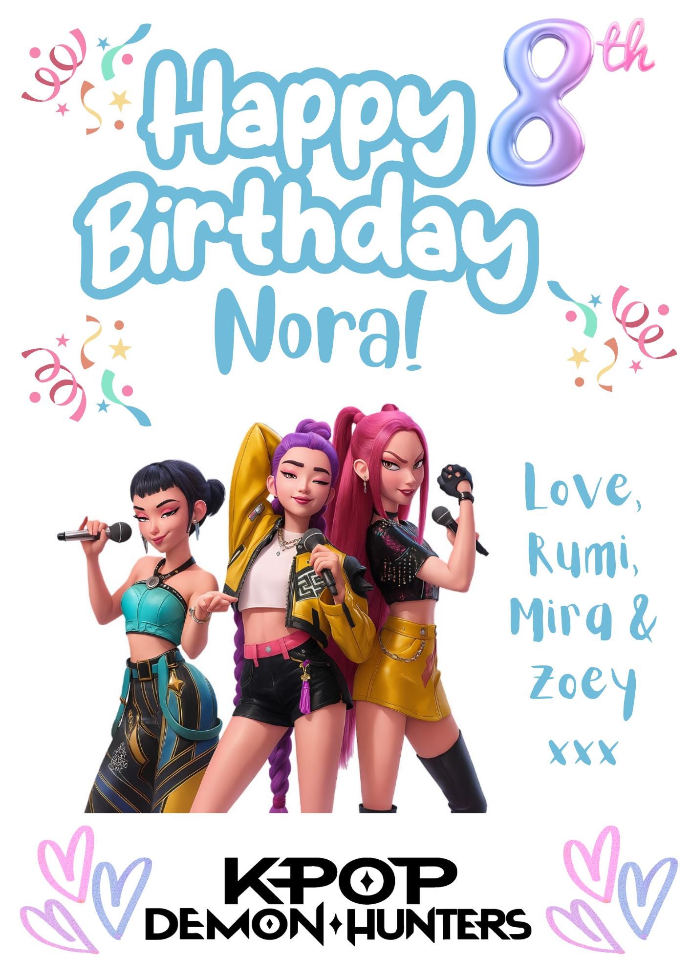 Personalized K-pop Birthday Message | Custom Digital Greeting From